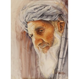 Imran Khan, 21 x 29 Inch, Watercolor on Paper, Figurative Painting, AC-IMK-007